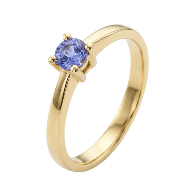Juwelier Ripassa geel gouden ring tanzaniet dames