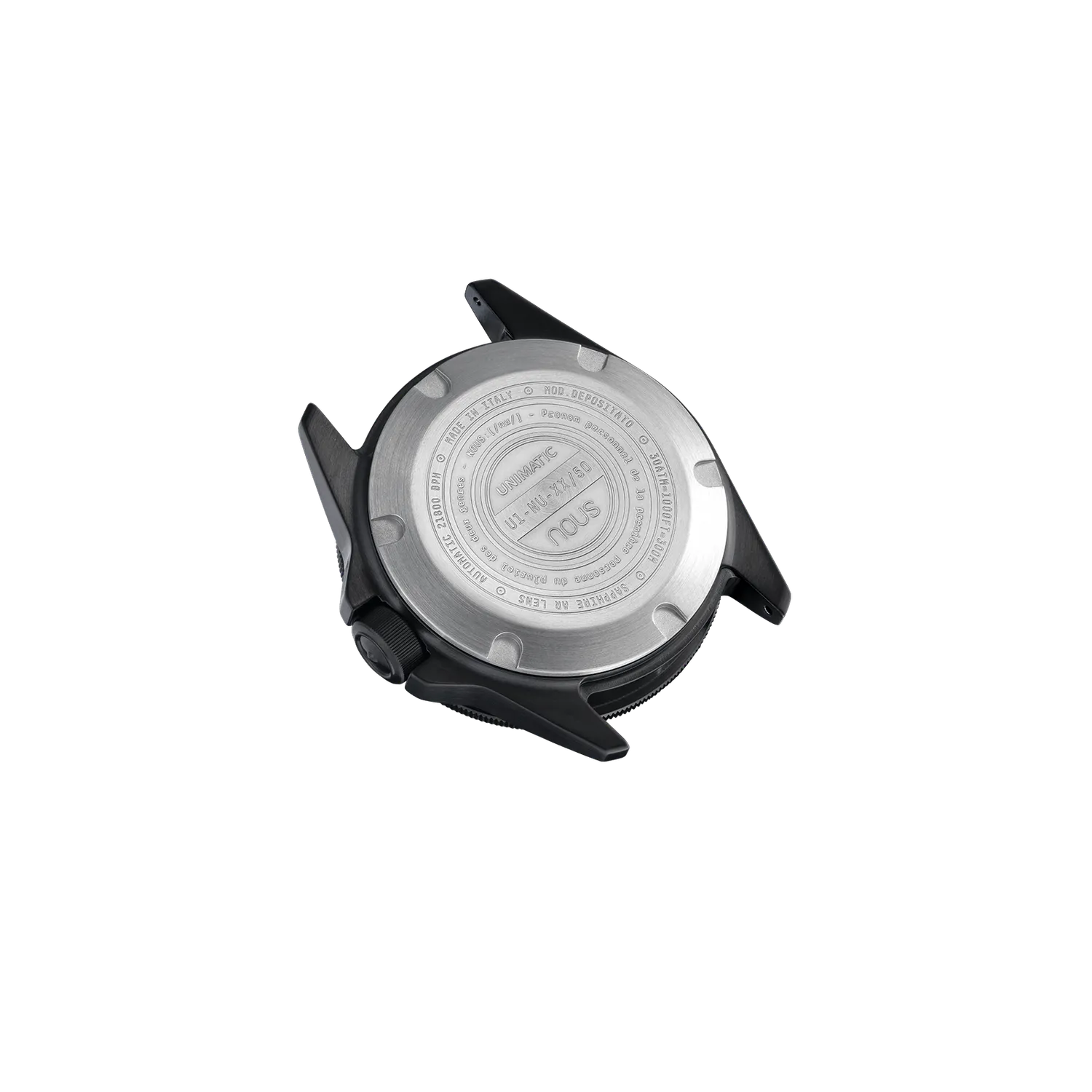 Unimatic Modello Uno U1-NU duikhorloge zwart DLC 40mm