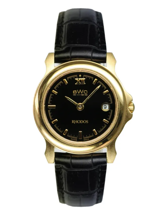 BWC-Swiss Rhodos 295-3322-2-2 dameshorloge zwart