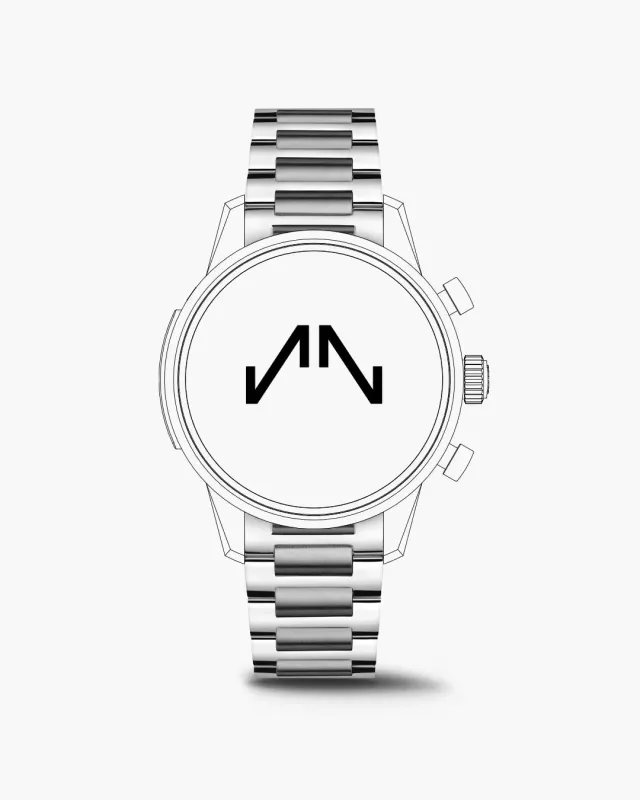 Norqain Freedom 60 horlogeband staal zilver