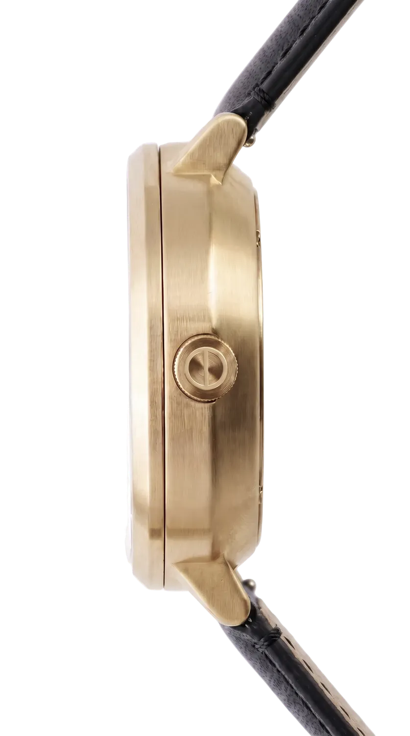 Jacob Jensen Aekvator 1004 horloge zwart goud 42 mm