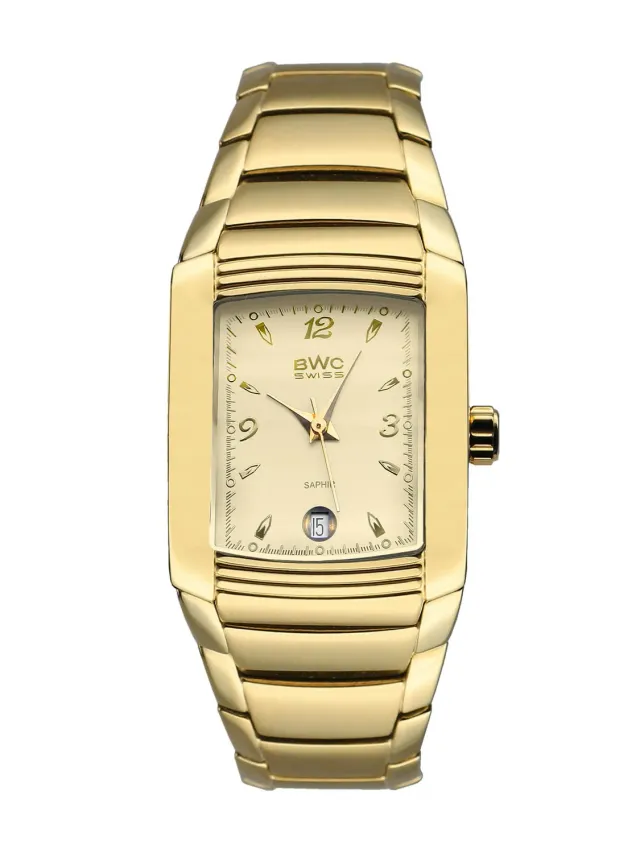BWC-Swiss 20780.51.06 dameshorloge champagne tonneau 25 mm