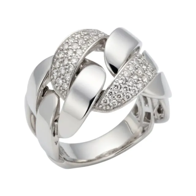 Juwelier Ripassa witgouden ring diamanten