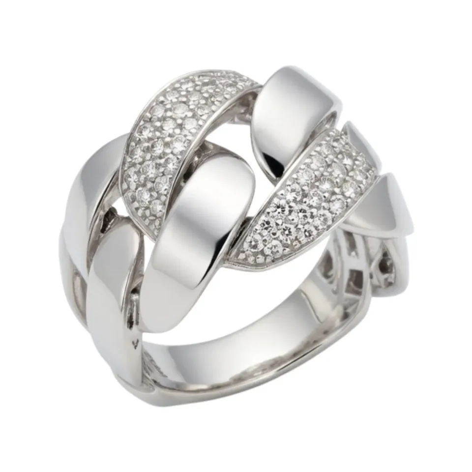 Juwelier Ripassa witgouden ring diamanten