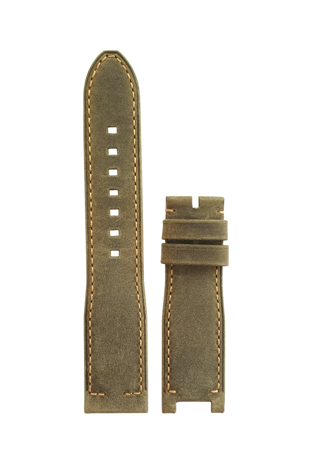 Anonimo Militare Antelope leren horlogebandje M zwart