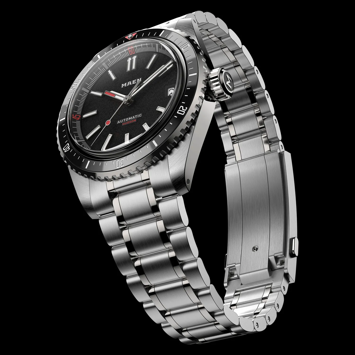 Maen Hudson M1.1.5 horloge 38mm staal