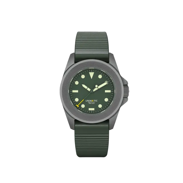 Unimatic Modello Quattro UT4-AA horloge groen 300m