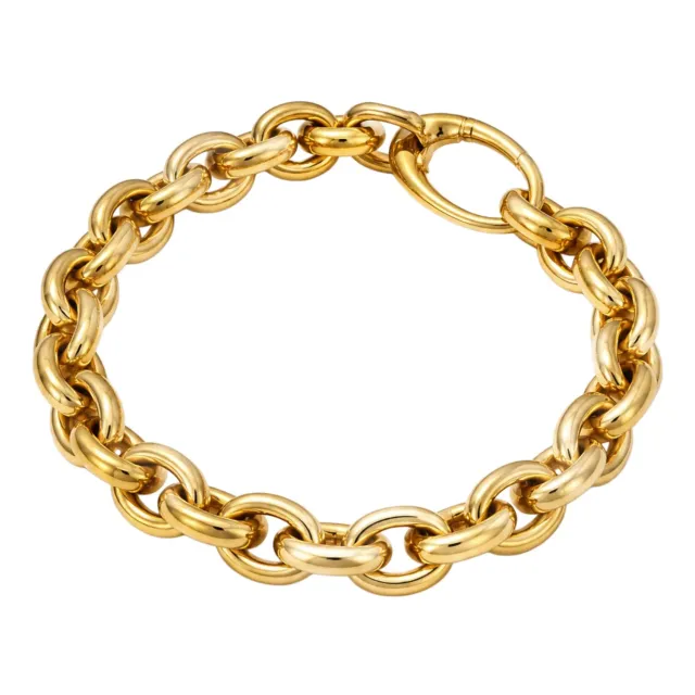 Juwelier Ripassa schakelarmband geelgoud dames