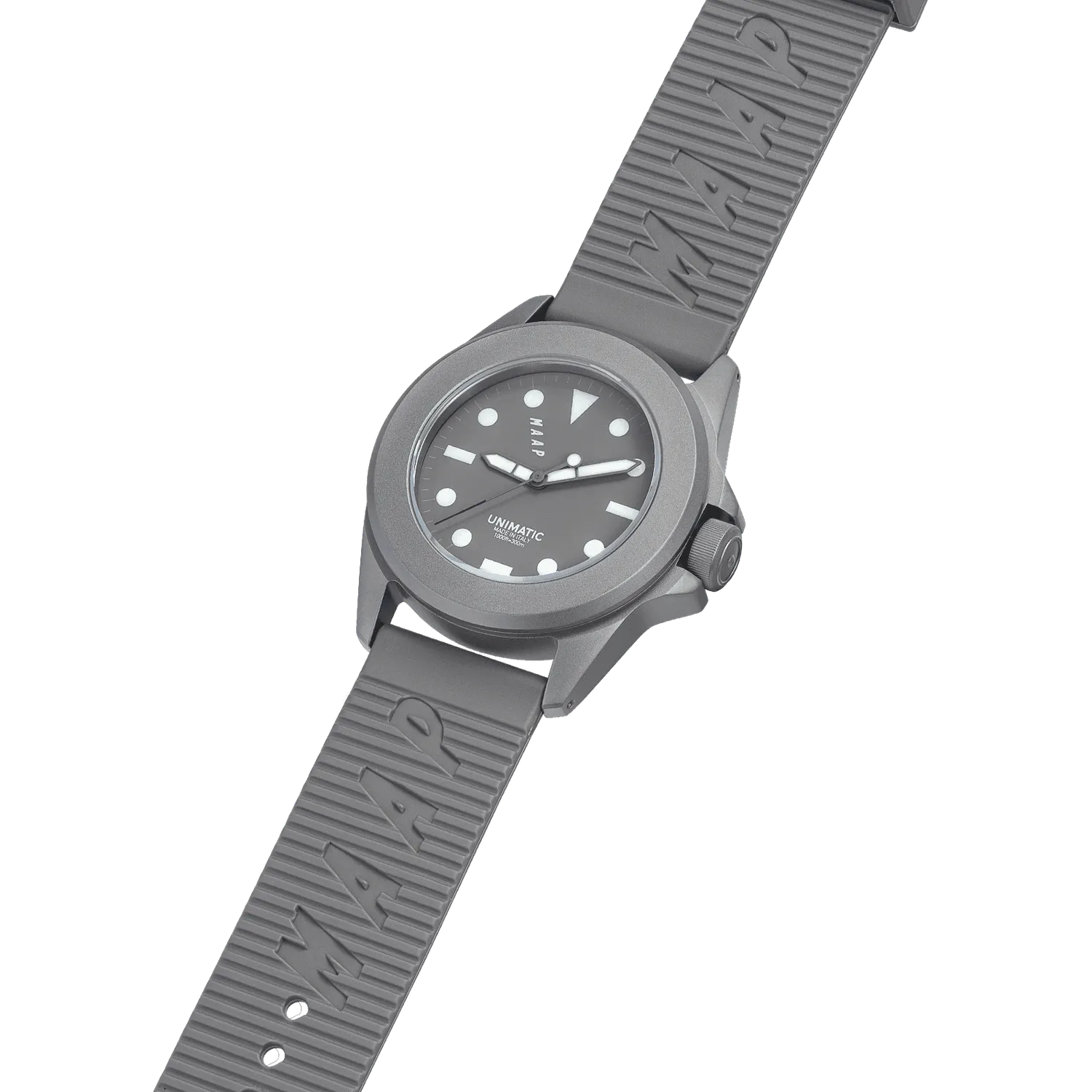 Unimatic Modello Quattro UT4-T-M horloge titanium grijs
