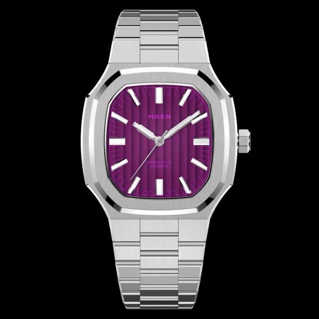 Maen Manhattan 37 MHV.02 horloge staal