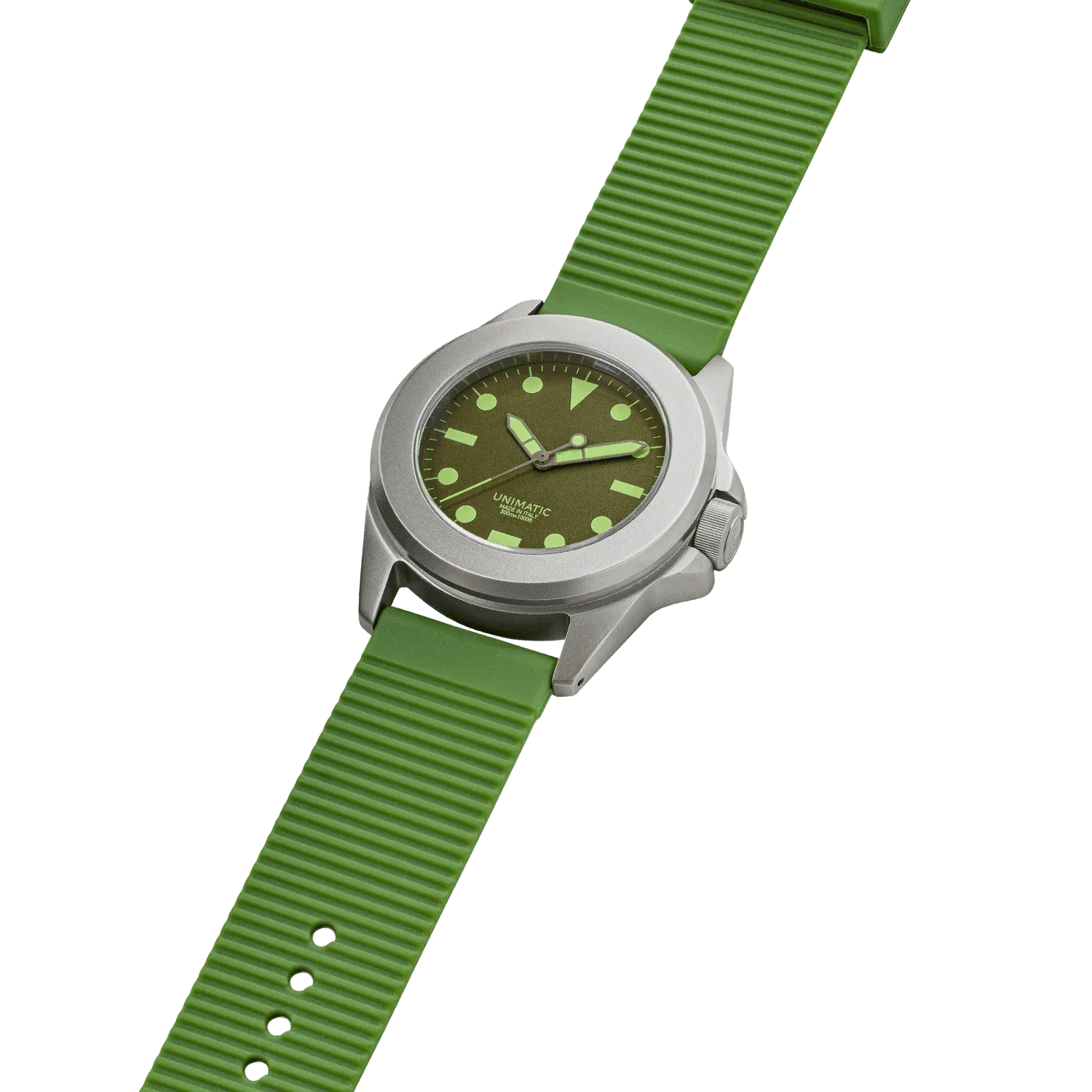 Unimatic Modello Quattro U4S-HM horloge groen 300m