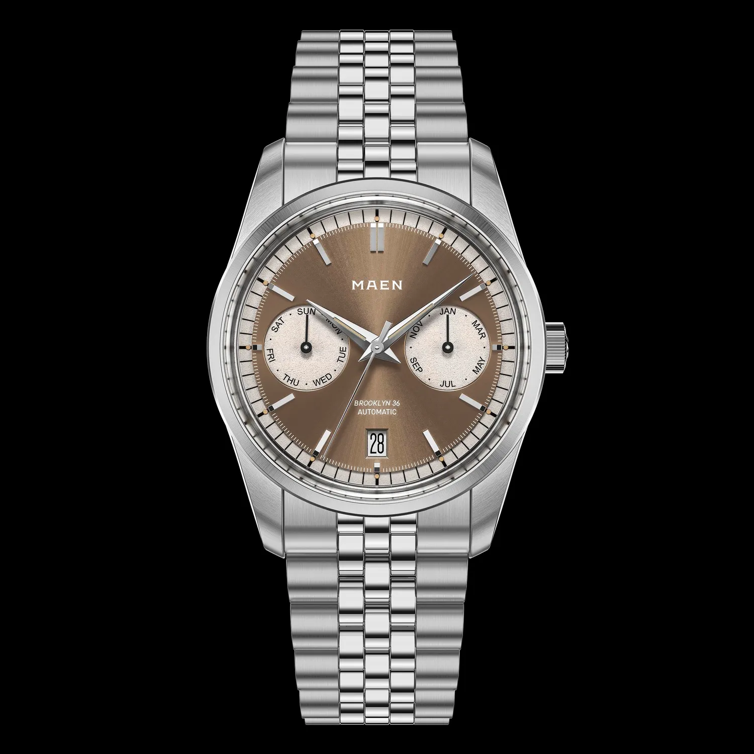 Maen Brooklyn 36 M5.1.6 horloge dagelijks staal