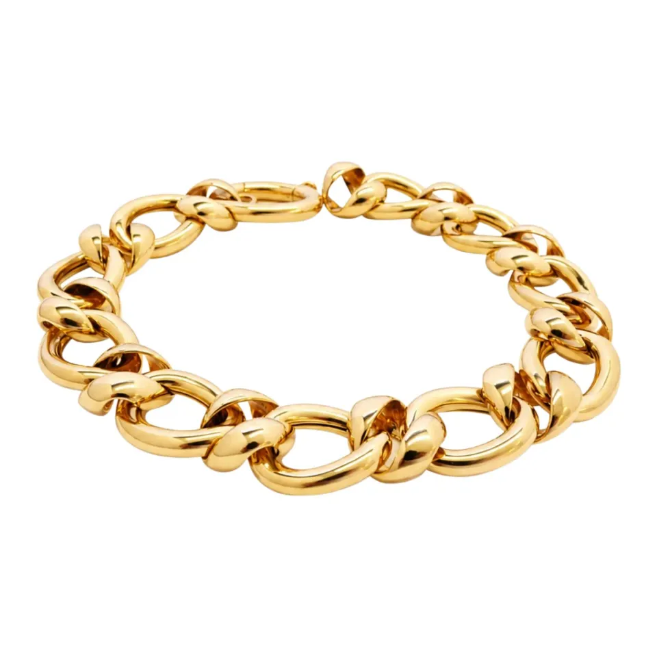 Juwelier Ripassa schakelarmband roségoud 18 karaat