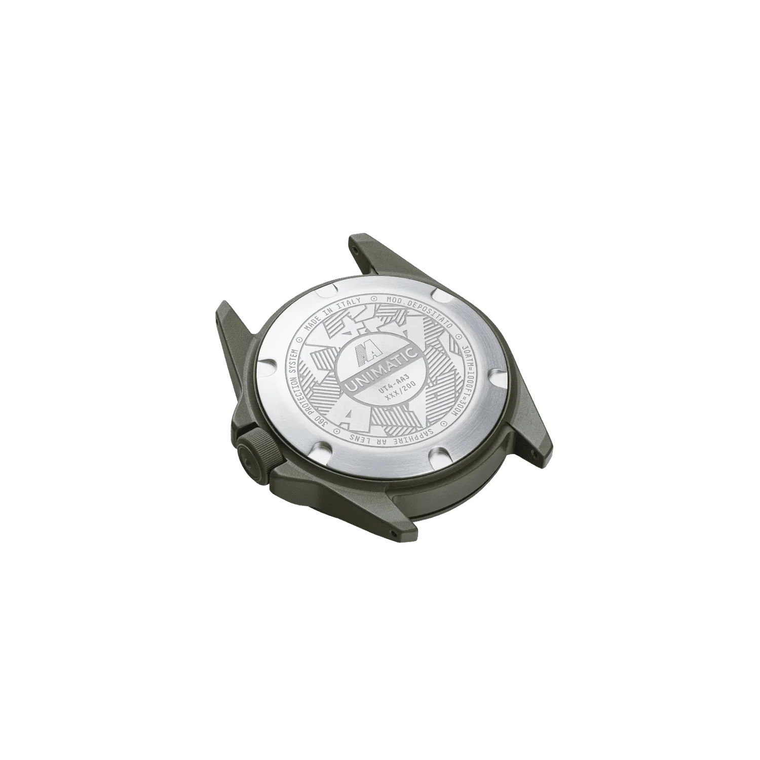 Unimatic Modello Quattro UT4-AA3 horloge groen quartz