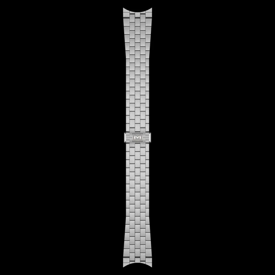 Maen Flat Link horlogearmband staal Lunar 36