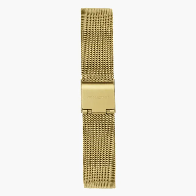 Nordgreen Gold Mesh horlogebandje 36mm goud staal