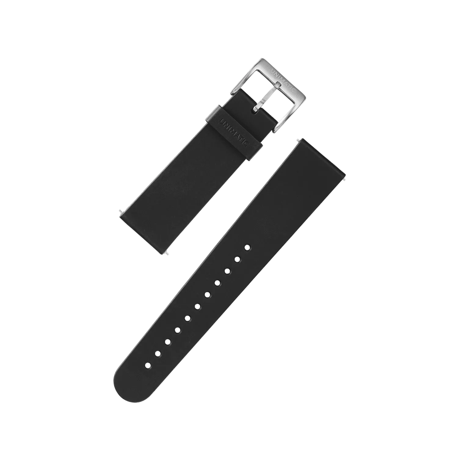 Unimatic TPU horlogebandje 22mm zwart