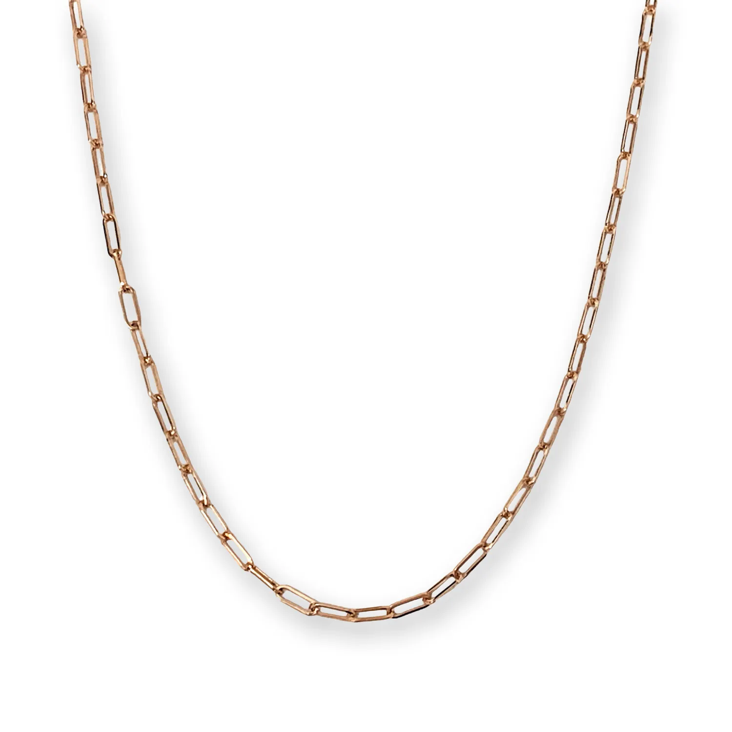 Juwelier Ripassa wit gouden collier 51 cm ketting