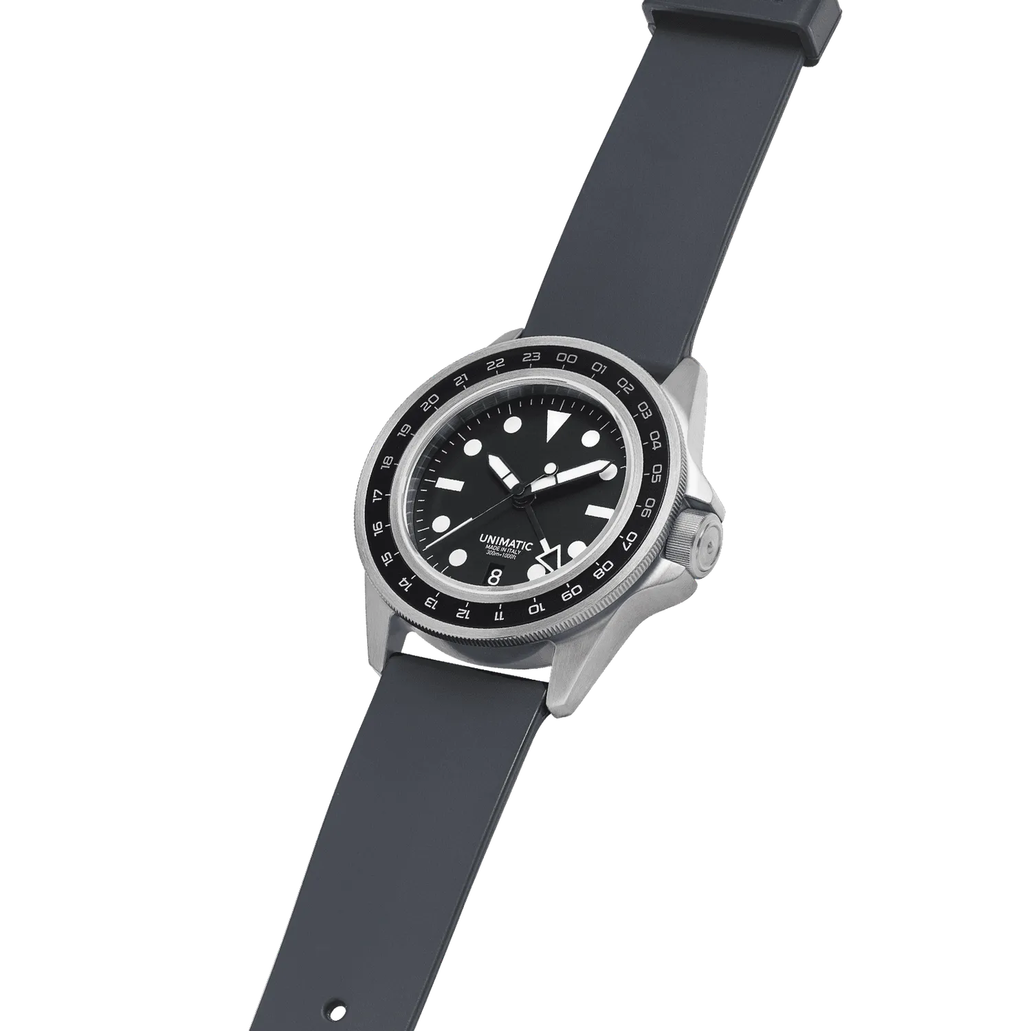 Unimatic Modello Uno U1-GMT horloge zwart GMT 40mm