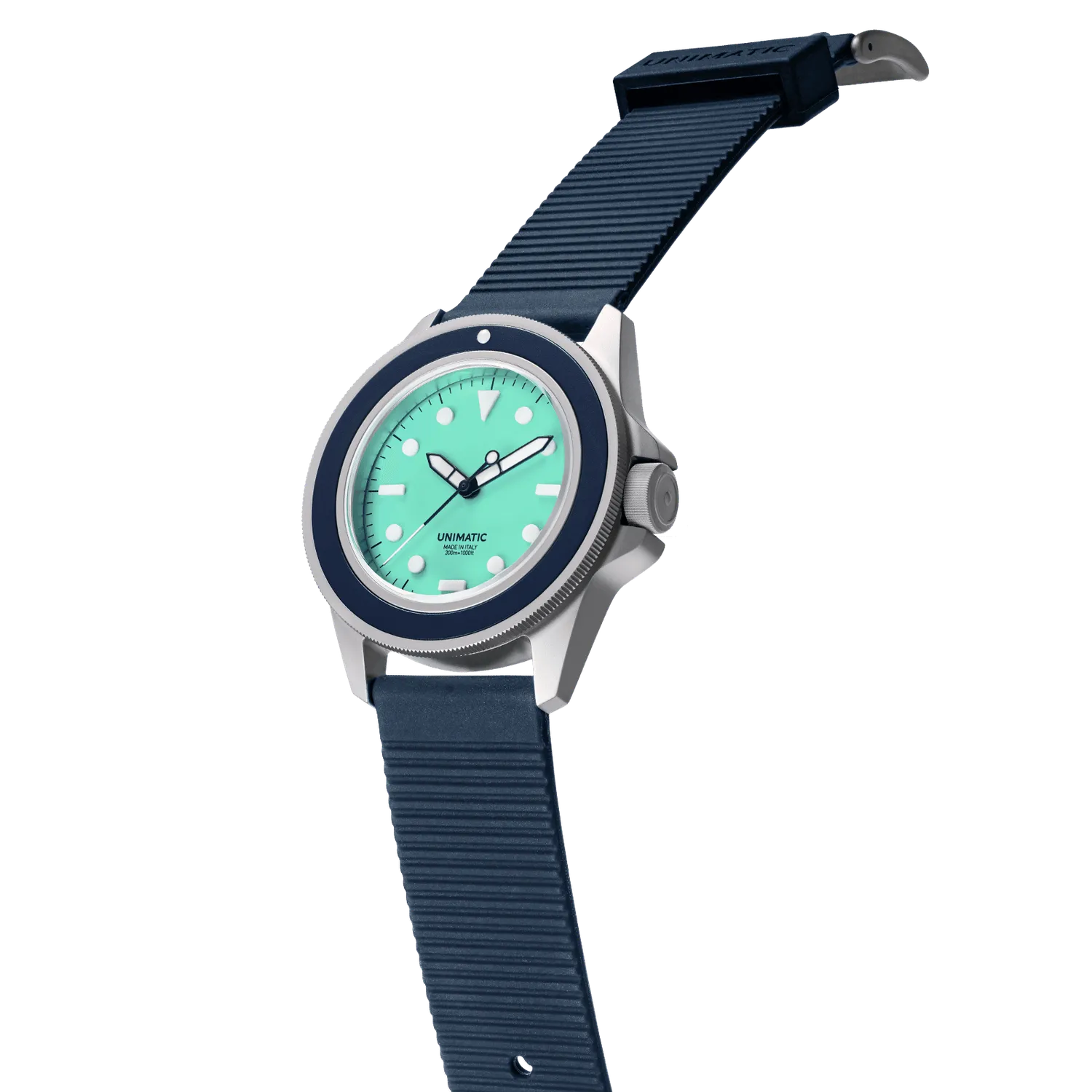 Unimatic Modello Uno UT1-IPT duikhorloge blauw 41,5mm 300m