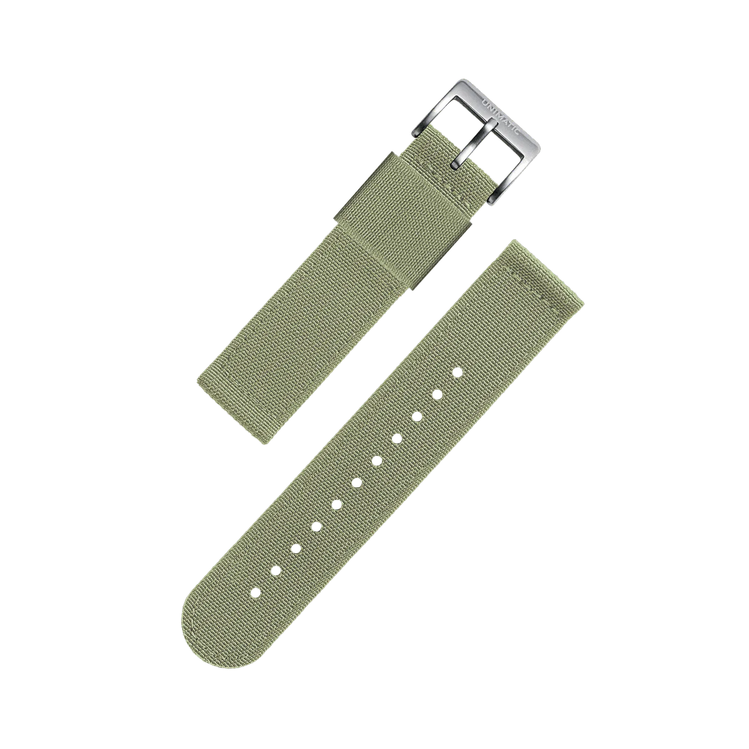 Unimatic Two-Piece Nylon Fabric Strap Set horlogeband 2 stuks