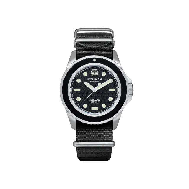Unimatic Modello Uno U1-BFN duikhorloge 40mm zwart