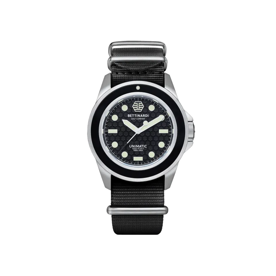 Unimatic Modello Uno U1-BFN duikhorloge 40mm zwart