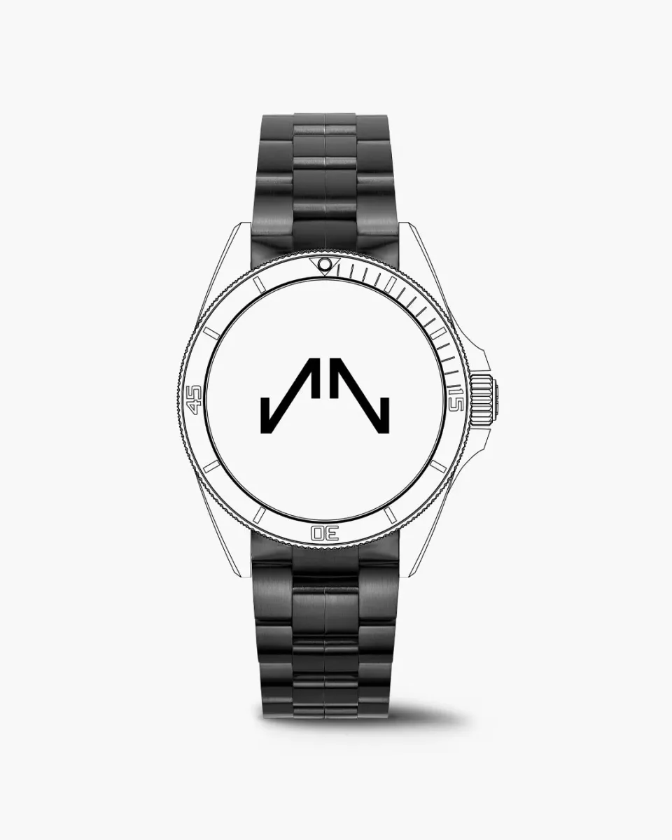 Norqain Neverest 40mm horlogeband staal DLC