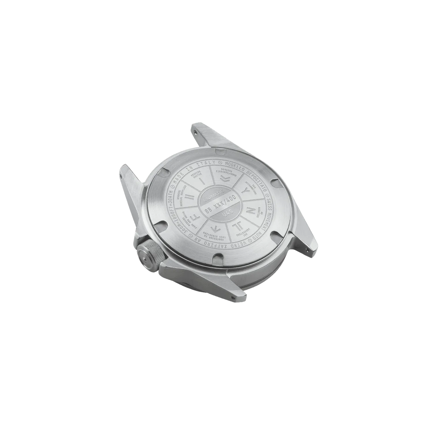 Unimatic Modello Quattro U4S-8B horloge zwart automaat