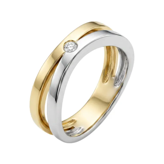 Juwelier Ripassa bicolor ring diamant
