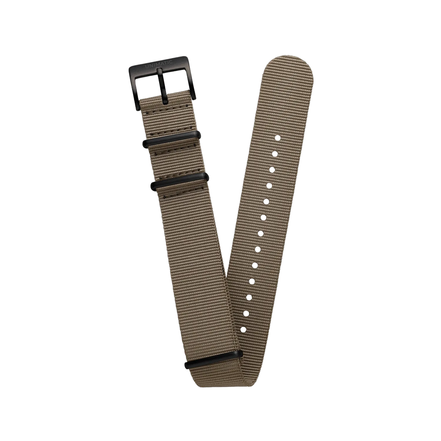 Unimatic NATO nylon horlogebandje 22mm groen