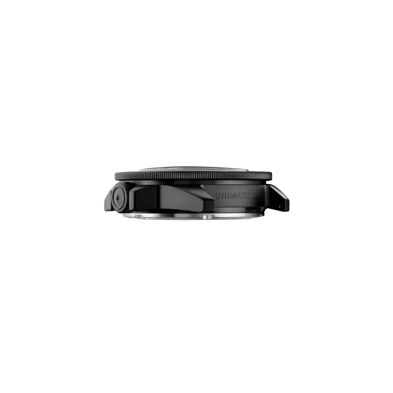 Unimatic Modello Uno U1-DN duikhorloge zwart DLC datum