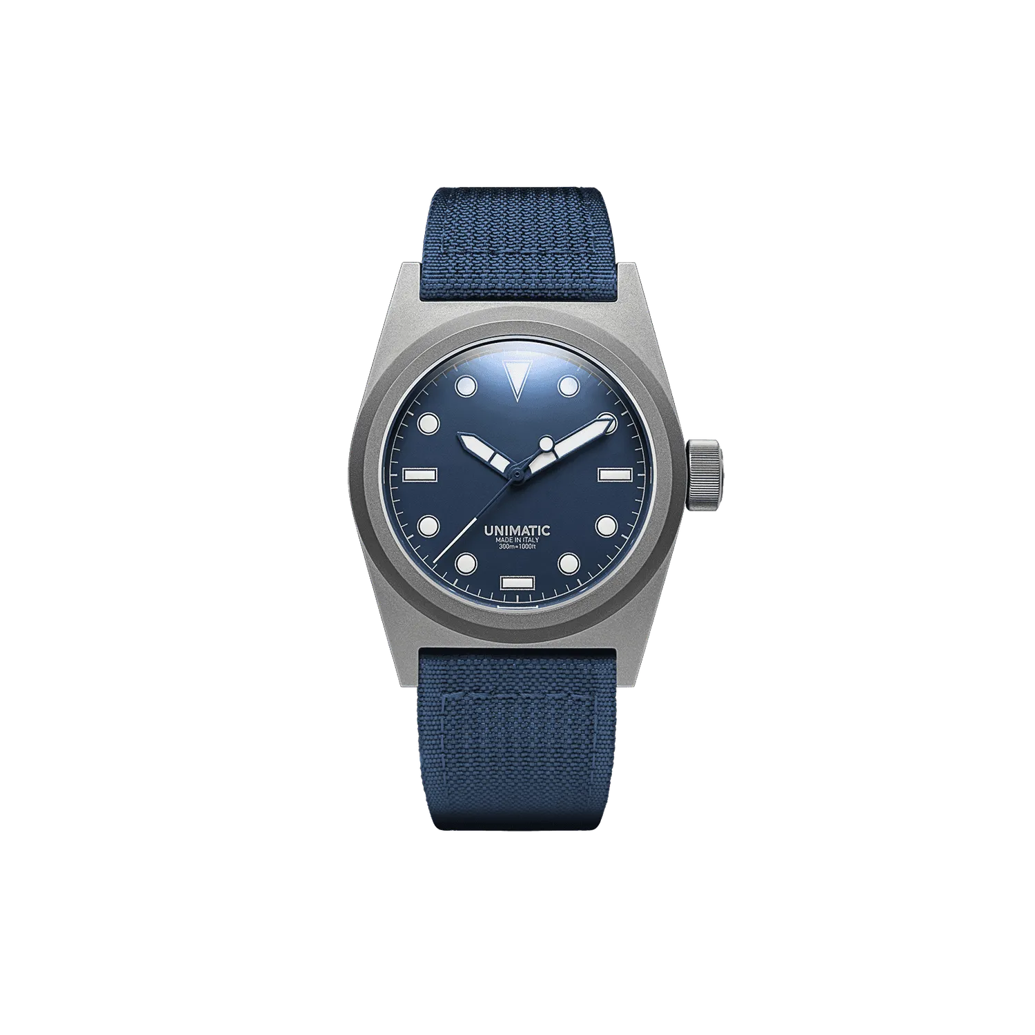 Unimatic Modello Due U2S-T-MP horloge titanium blauw