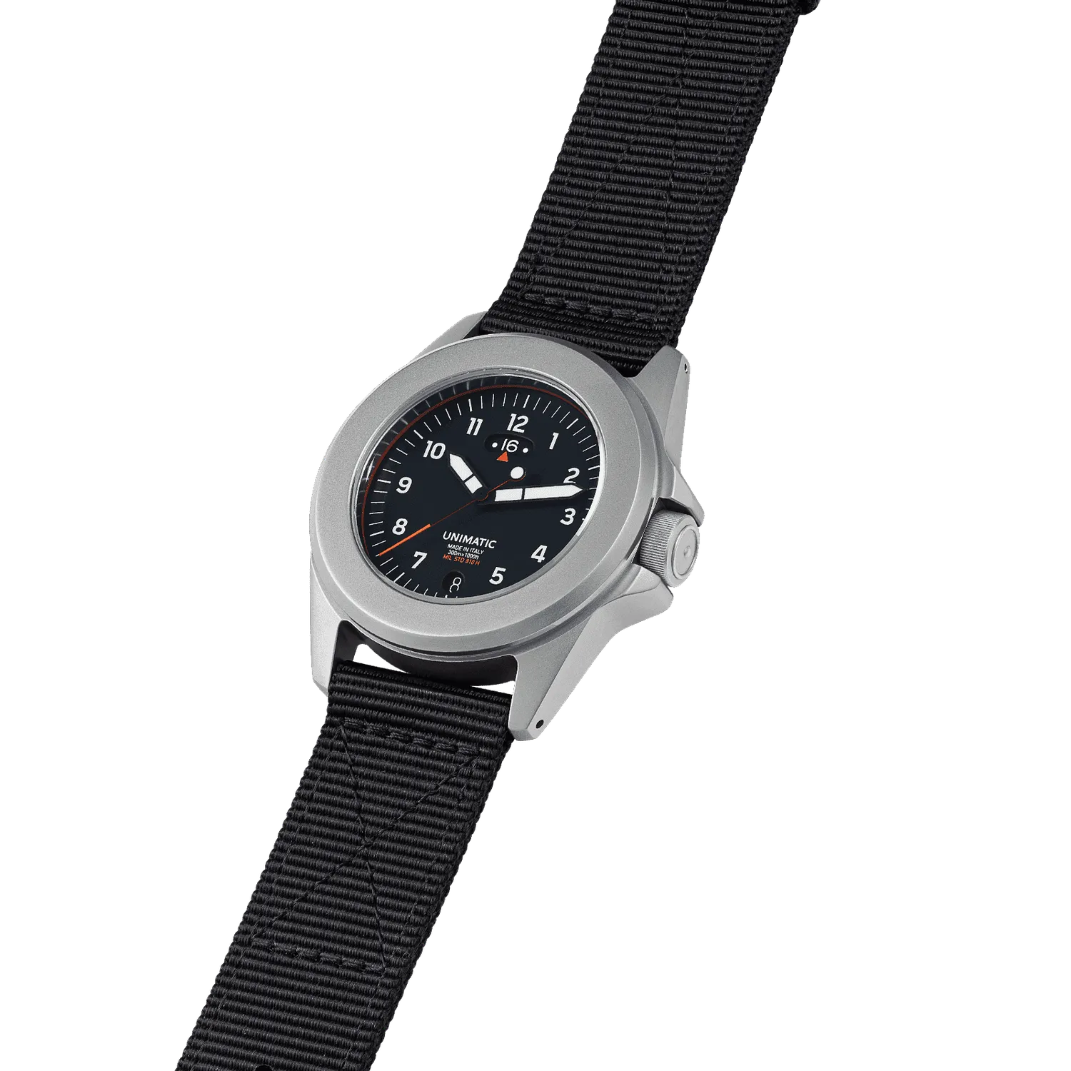 Unimatic Modello Quattro UT4-GMT horloge zwart GMT