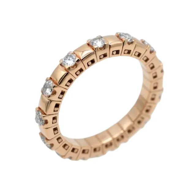 Juwelier Ripassa flexibele roségouden ring diamanten