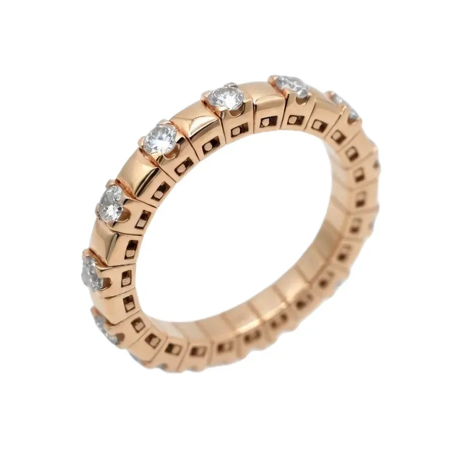 Juwelier Ripassa flexibele roségouden ring diamanten