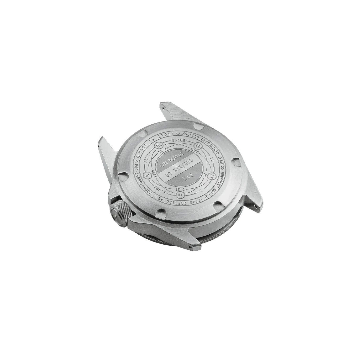 Unimatic Modello Uno U1S-8O horloge olijf automaat 300m