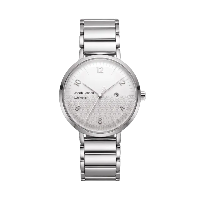 Jacob Jensen Aekvator 2005 horloge staal zilver