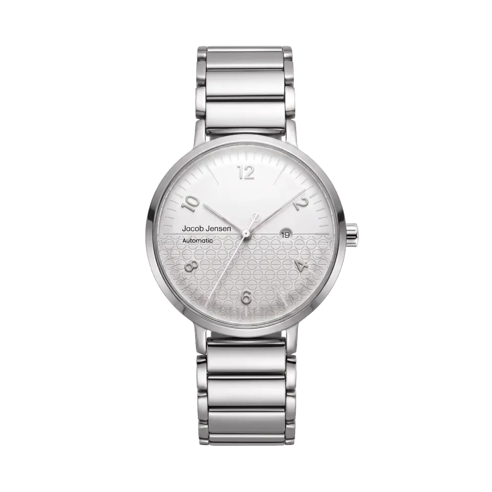 Jacob Jensen Aekvator 2005 horloge staal zilver