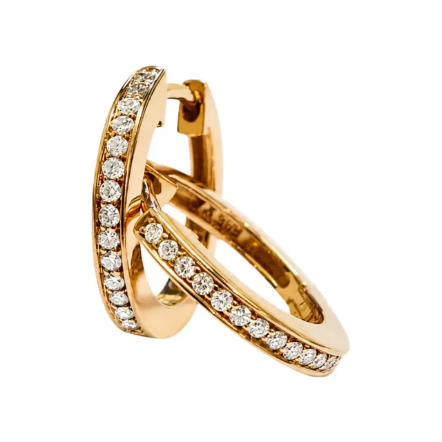 Juwelier Ripassa roségouden creolen diamanten