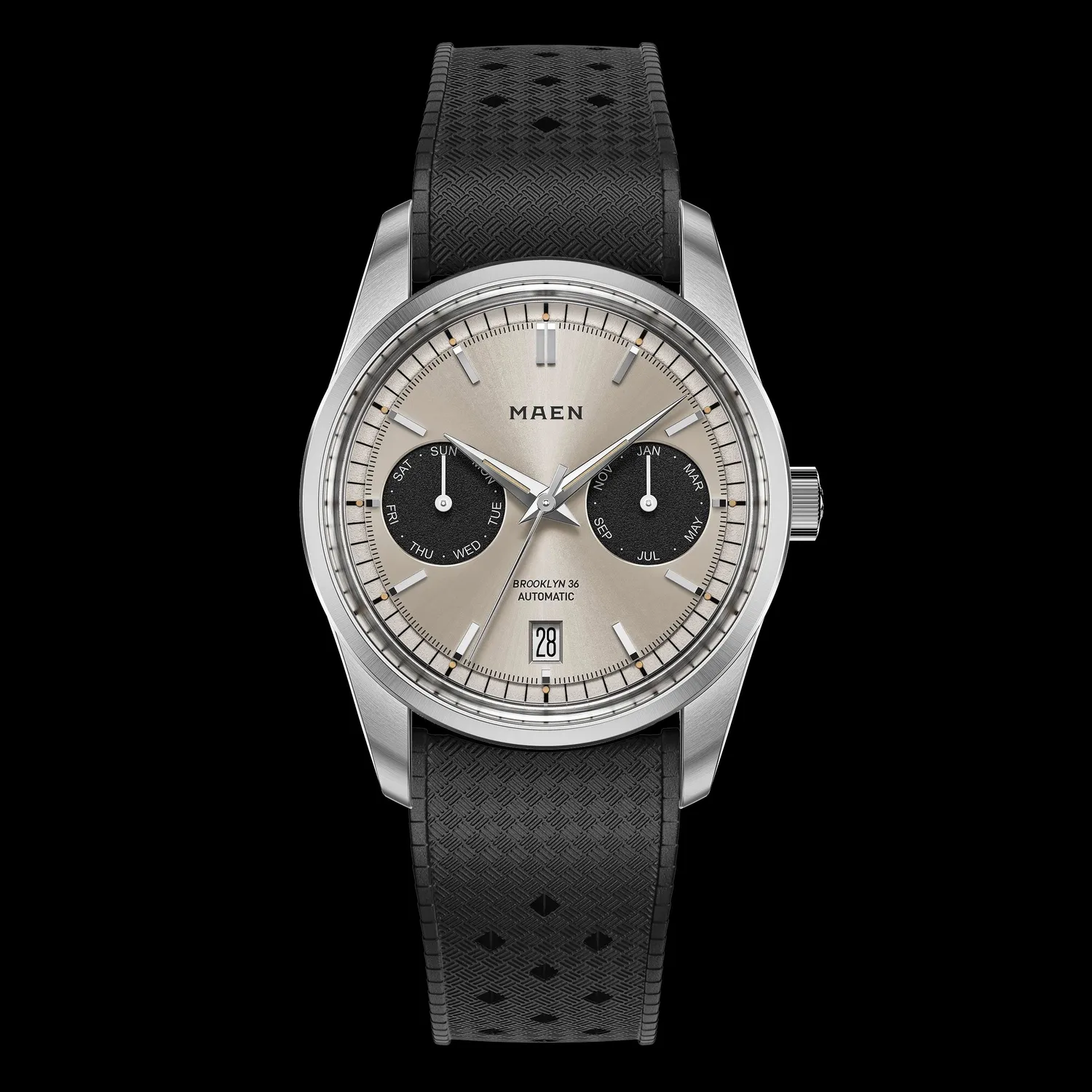 Maen Brooklyn 36 M5.1.2 horloge staal dagelijks