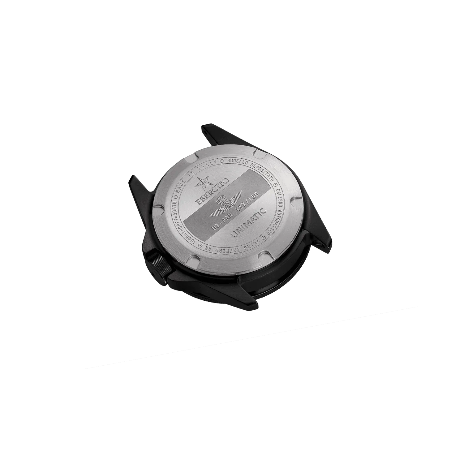 Unimatic Modello Uno U1-PAN duikhorloge DLC zwart camo