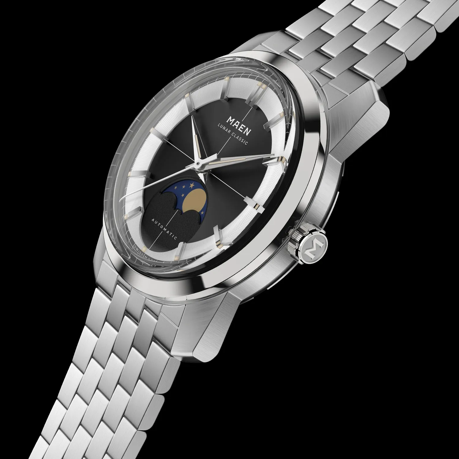 Maen Lunar Classic 36 M7.1.4 horloge moonphase