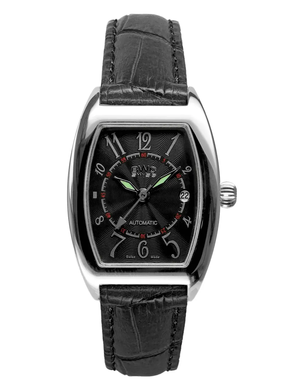 BWC-Swiss 20007.50.03 dameshorloge automaat zwart 29 mm