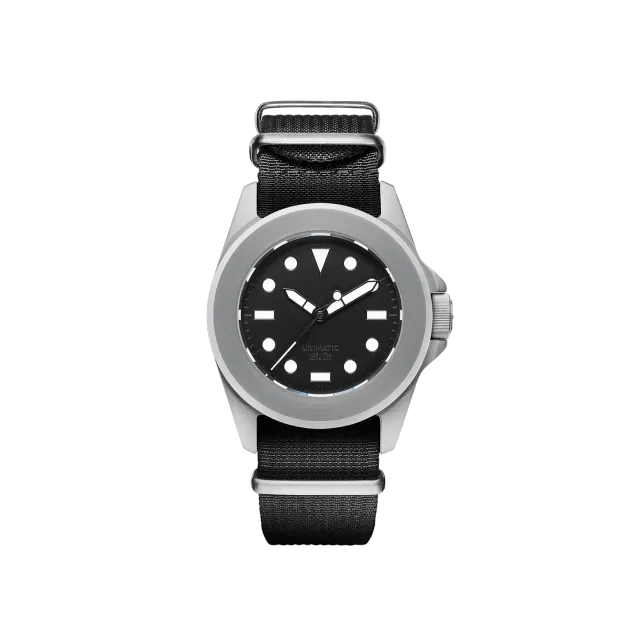Unimatic Modello Quattro U4-AEB horloge zwart automaat 300m