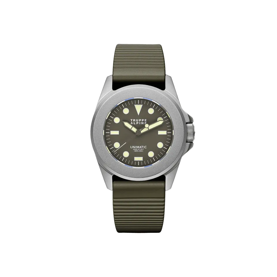 Unimatic Modello Quattro U4-TA horloge groen automaat