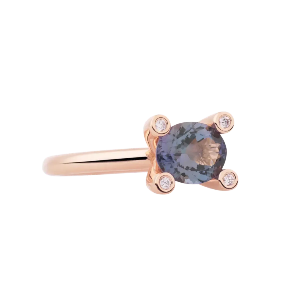 Juwelier Ripassa Bron Phlox ring tanzaniet bicolor