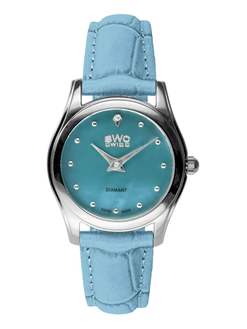 BWC-Swiss 20039.50.05 dameshorloge blauw
