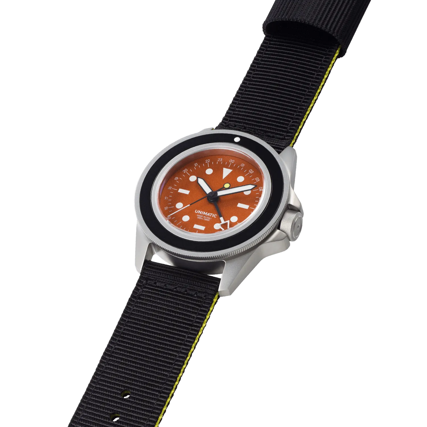 Unimatic Modello Uno U1-GMT-TSP horloge rood 300M