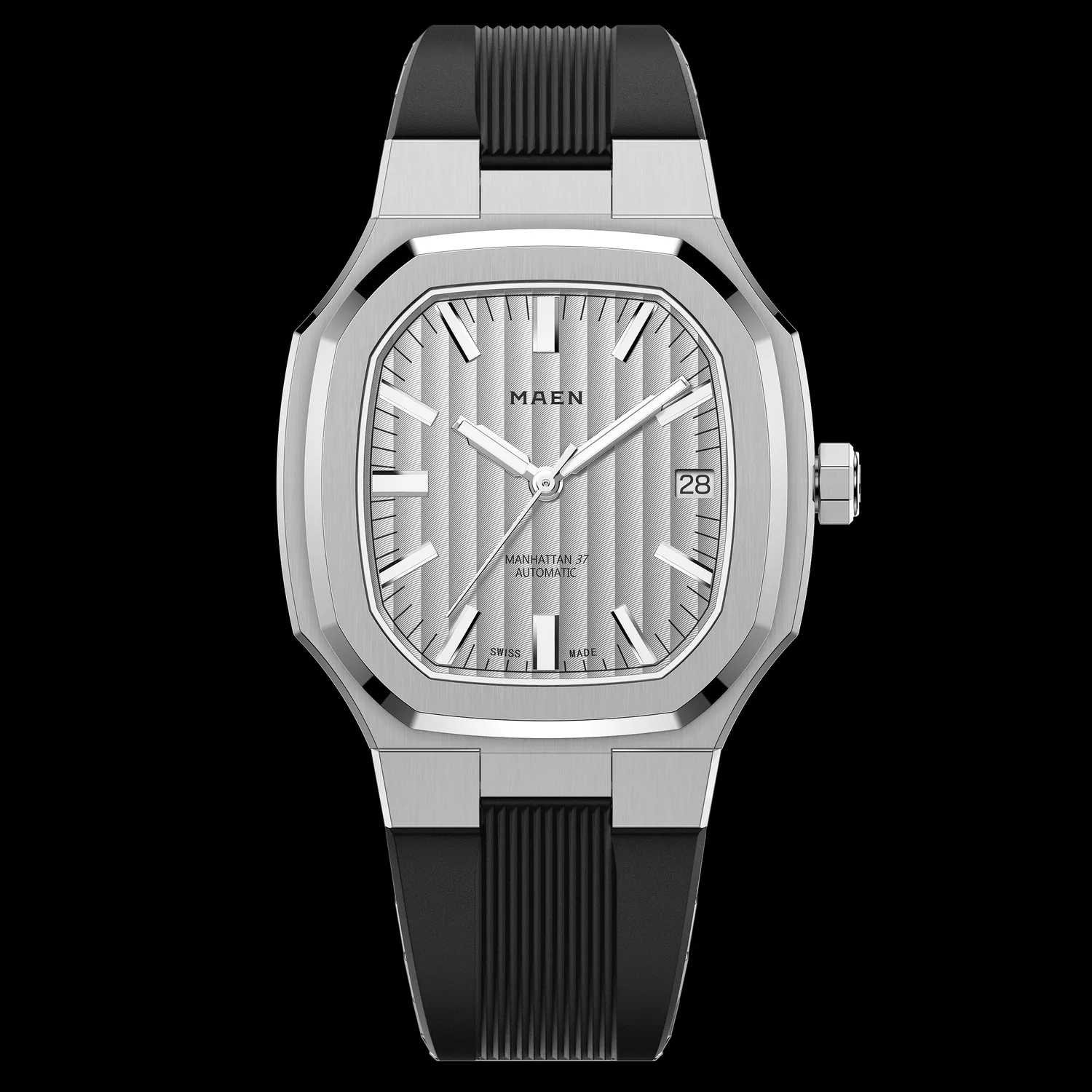 Maen Manhattan M2.1.5 horloge staal automatisch